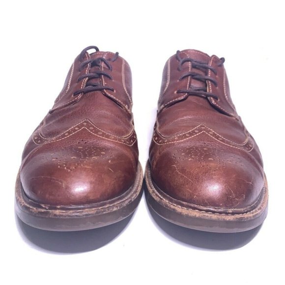 Sperry Top-Sider Mens Derby Shoes Brown Leather La main image 8